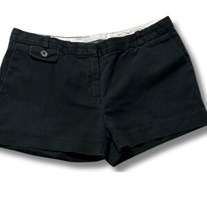 Old Navy Mid Rise Black Cotton Shorts Preloved Women’s Size 4